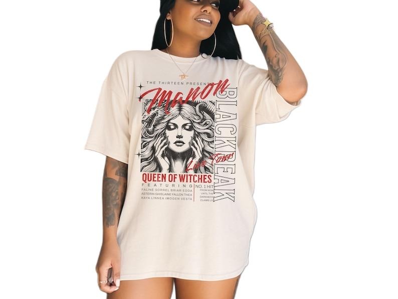 Manon Blackbeak Thirteen Abraxos SJM Throne Glass - Adult & Kids T-Shirts, Sweatshirts & Hoodies apparel design preview 1