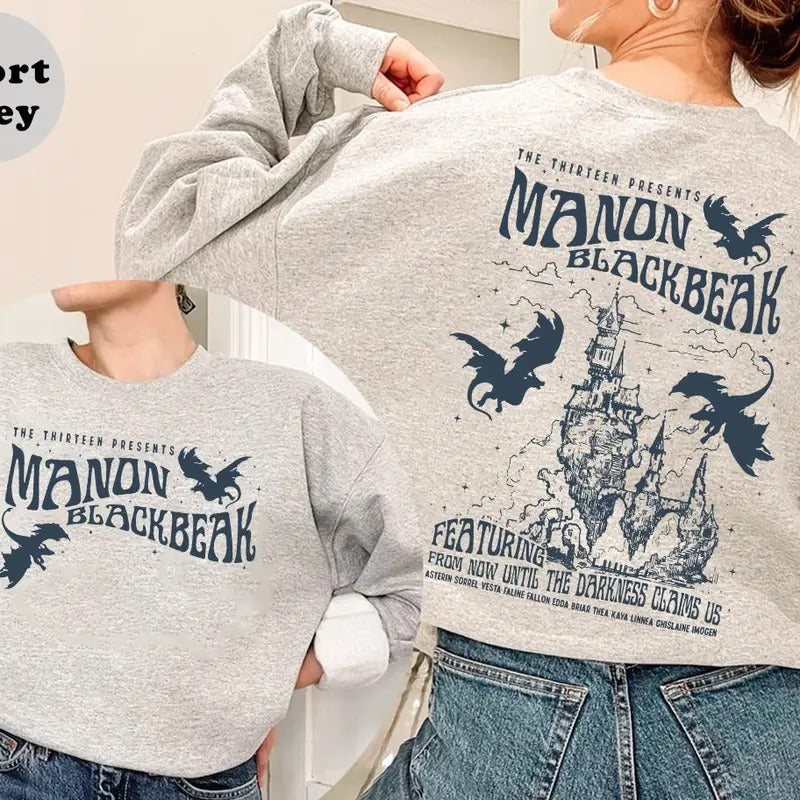 Manon Blackbeak Throne Glass Double Sided Sarah J - Adult & Kids T-Shirts, Sweatshirts & Hoodies apparel design preview 1