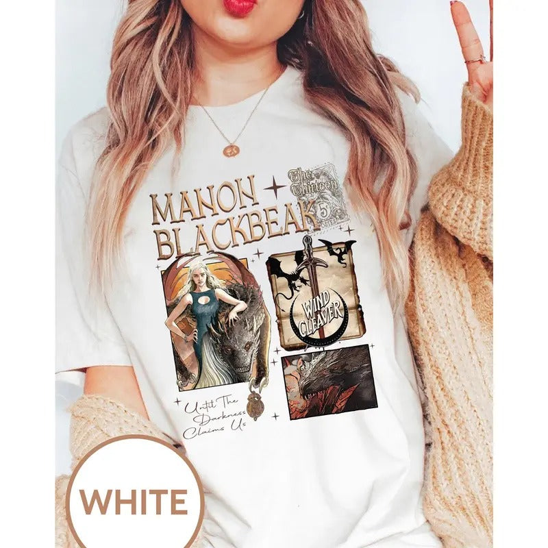 Manon Blackbeak Throne Glass SJM ACOTAR Crescent City - Adult & Kids T-Shirts, Sweatshirts & Hoodies apparel design preview 1