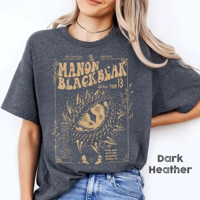 Manon Blackbeak Throne Glass Sarah J Maas ACOTAR - Adult & Kids T-Shirts, Sweatshirts & Hoodies apparel design preview 1