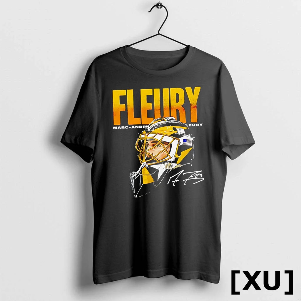 Marc Andre Fleury Pittsburgh Hockey Mask Sweater - Adult & Kids T-Shirts, Sweatshirts & Hoodies apparel design preview 1
