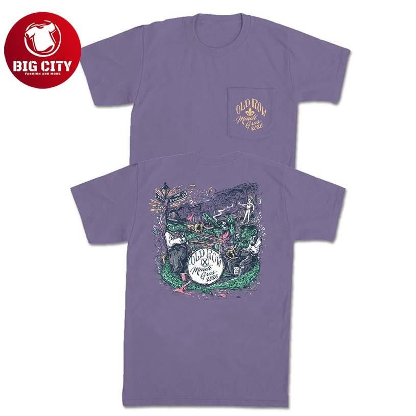 Mardi Gras 2026 Old Row Two Sided - Adult & Kids T-Shirts, Sweatshirts & Hoodies apparel design preview 1