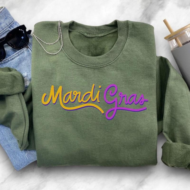 Mardi Gras Party Festival - Adult & Kids T-Shirts, Sweatshirts & Hoodies apparel design preview 1