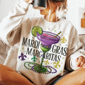 Mardi Gras Margaritas Fat Tuesday Louisiana Drink - Adult & Kids T-Shirts, Sweatshirts & Hoodies apparel design preview 1