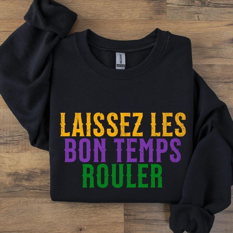 Mardi Gras 2025 Louisiana Fat Tuesday Fleur De Lis - Adult & Kids T-Shirts, Sweatshirts & Hoodies apparel design preview 1