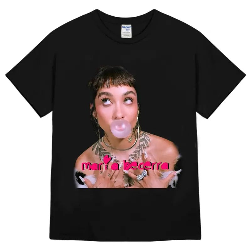 Mariaaa Becerra Bubble Pink Gum Star Music - Adult & Kids T-Shirts, Sweatshirts & Hoodies apparel design preview 1