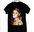 Mariahh Scientist Big Face Peace Kitty Bubble - Adult & Kids T-Shirts, Sweatshirts & Hoodies apparel design preview 1