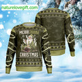 Marijuana Ugly Christmas Sweater - Holiday Gift product image