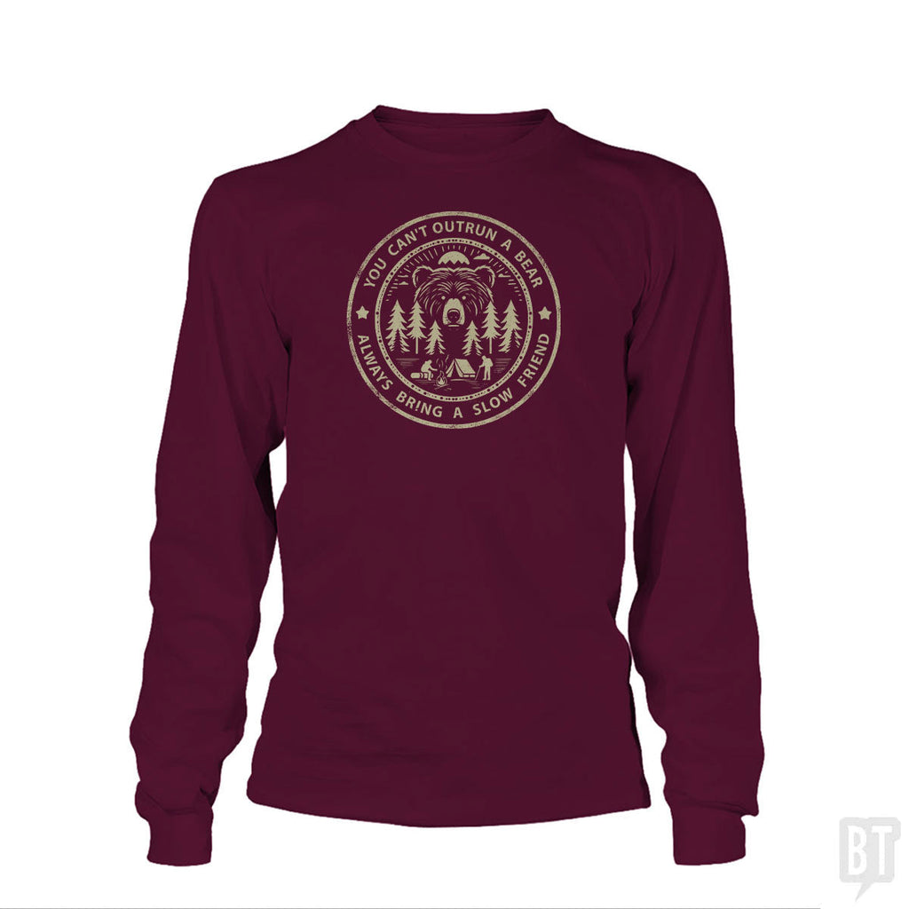 You Can't Outrun A Bear - Adult & Kids T-Shirts, Sweatshirts & Hoodies apparel design preview 1