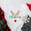 Marry Family Matching Deer Lover Reindeer Winter - Adult & Kids T-Shirts, Sweatshirts & Hoodies apparel design preview 1