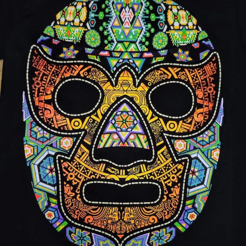 Mascara Huichol - Adult & Kids T-Shirts, Sweatshirts & Hoodies apparel design preview 1