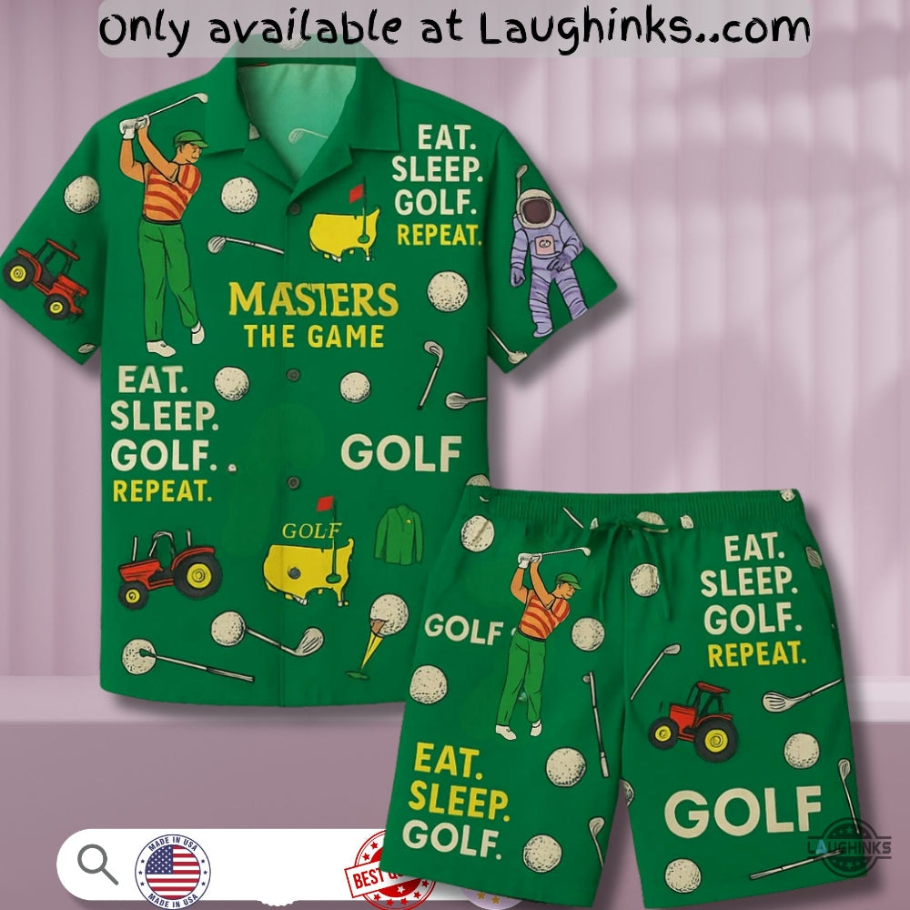 Masters Tournament Hawaiian And Shorts - Adult & Kids T-Shirts, Sweatshirts & Hoodies apparel design preview 1