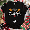 Maternity Growing Little Rudolph Reindeer Pregnancy - Adult & Kids T-Shirts, Sweatshirts & Hoodies apparel design preview 1