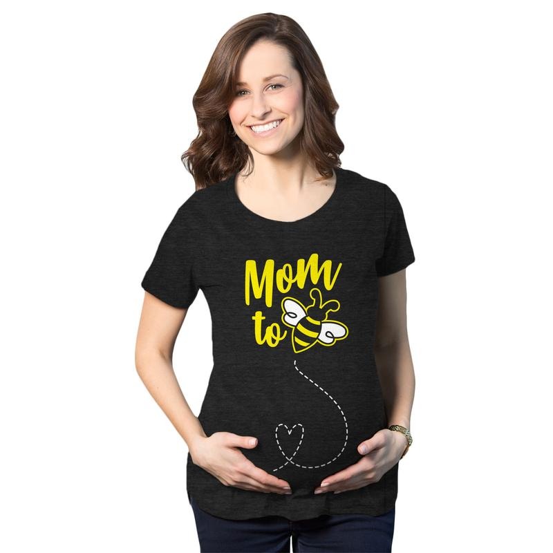 Maternity Mom Bee Pregnancy Funny Bumblebee Cute Plus - Adult & Kids T-Shirts, Sweatshirts & Hoodies apparel design preview 1