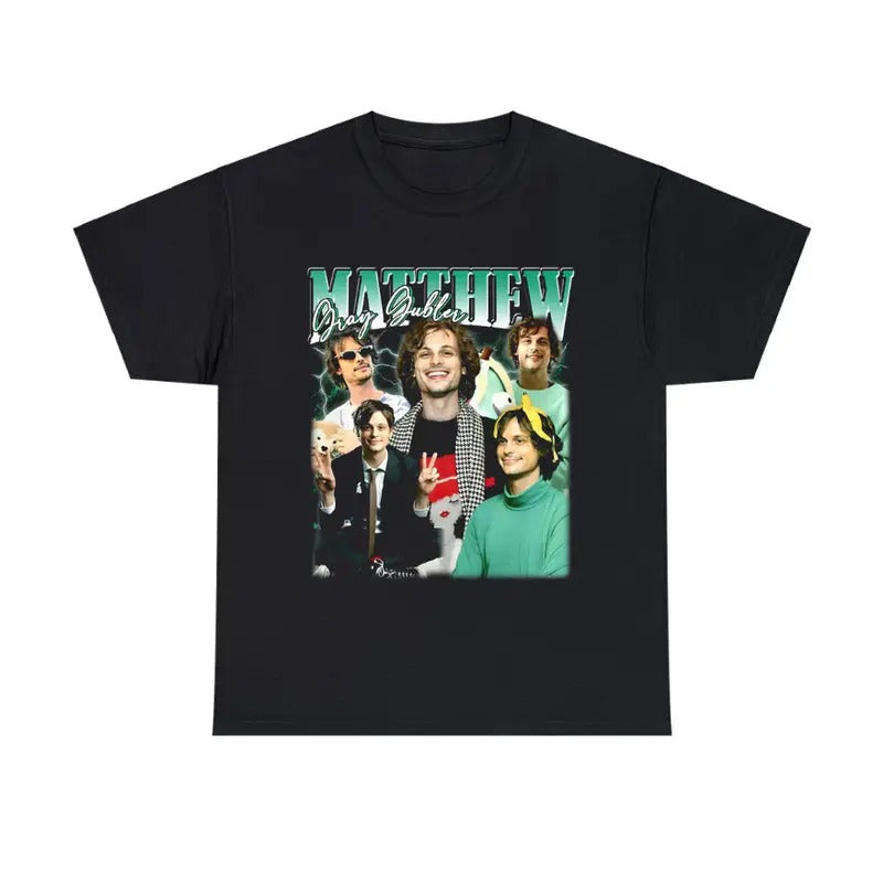 Matthew Gray Gubler Vintage Menswear Top - Adult & Kids T-Shirts, Sweatshirts & Hoodies apparel design preview 1