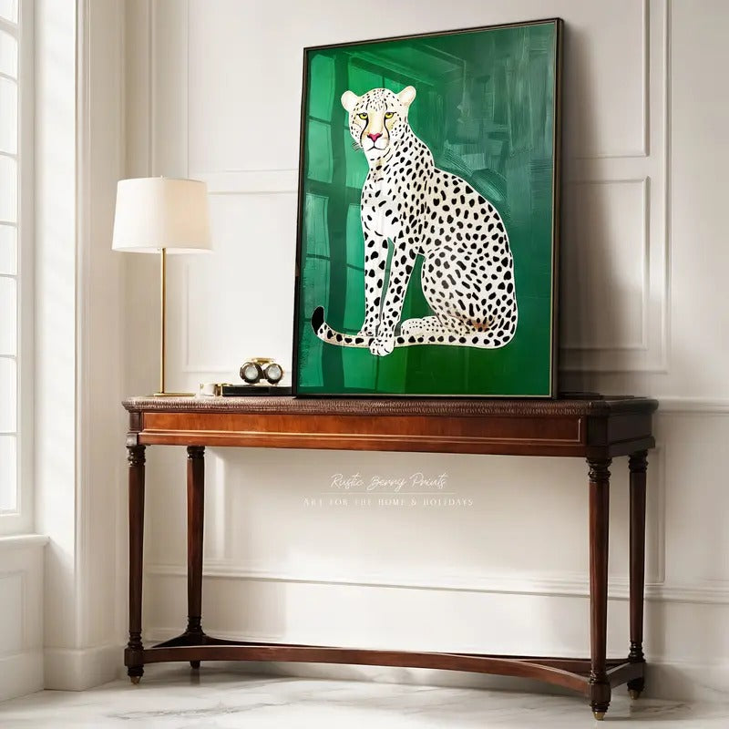 Maximalist Decor Cheetah Wall Art Leopard Print Glam - Adult & Kids T-Shirts, Sweatshirts & Hoodies apparel design preview 1