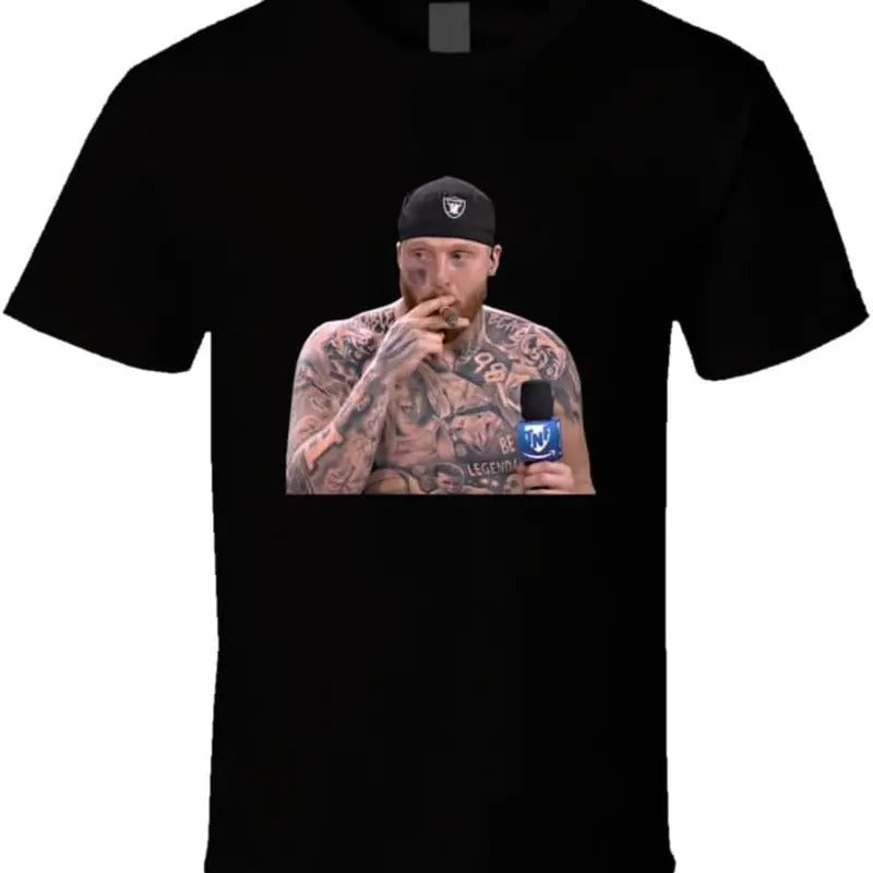 Maxx Crosby Cigar Football Fan - Adult & Kids T-Shirts, Sweatshirts & Hoodies apparel design preview 1