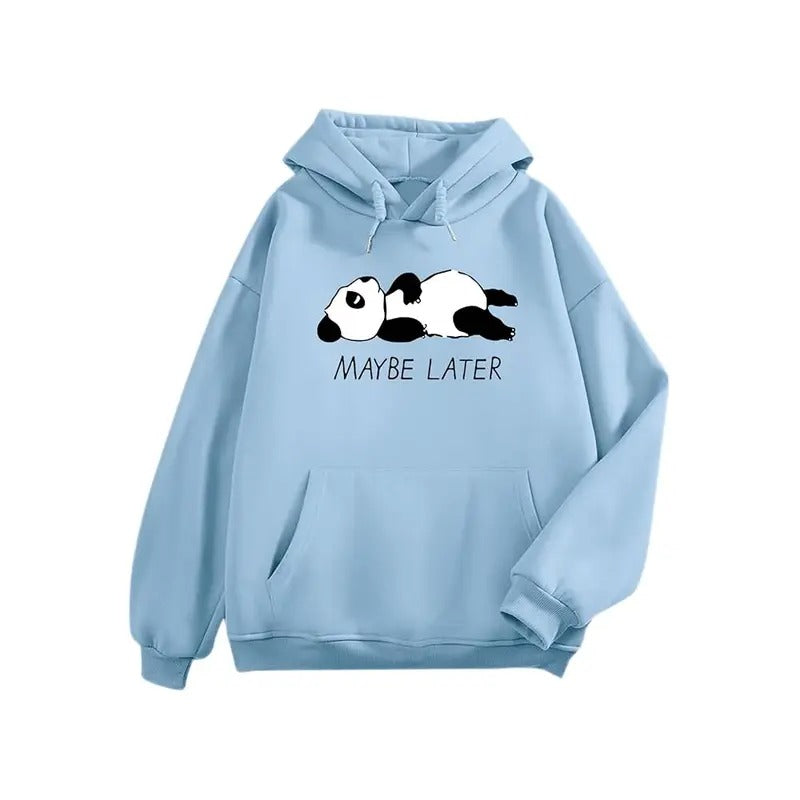 Maybe Later Funny Casual Street Fleece Fabric Perfect - Adult & Kids T-Shirts, Sweatshirts & Hoodies apparel design preview 1
