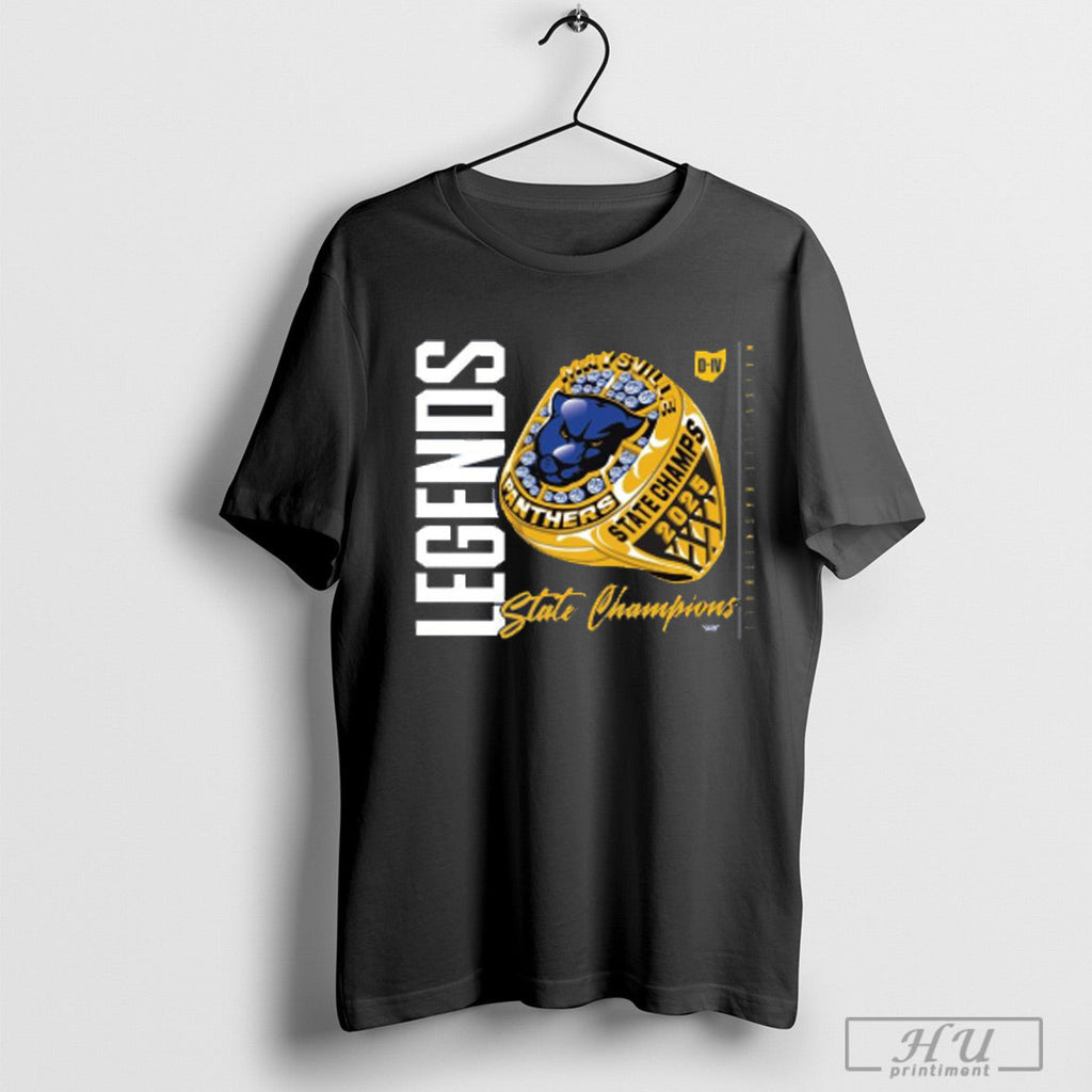 Maysville Panthers State Champions Rings 2025 - Adult & Kids T-Shirts, Sweatshirts & Hoodies apparel design preview 1