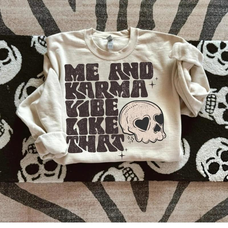 Me Karma DTF Transfers THIS IS NOT - Adult & Kids T-Shirts, Sweatshirts & Hoodies apparel design preview 1