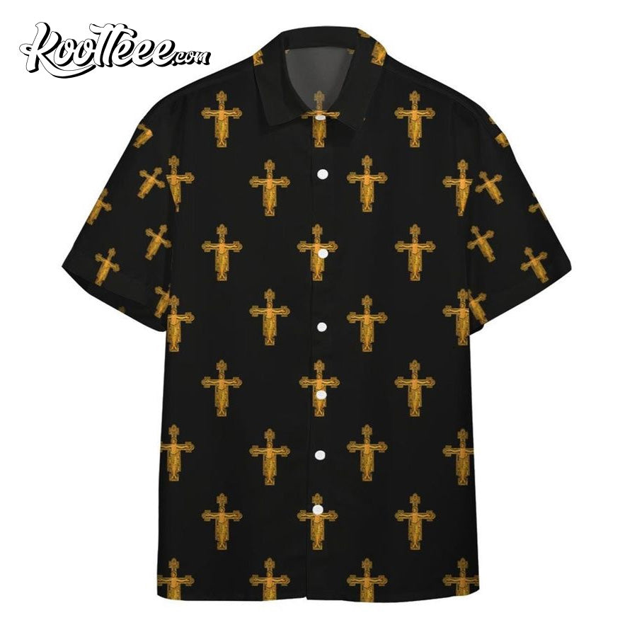 Medieval Style Jesus Christ Hawaiian - Adult & Kids T-Shirts, Sweatshirts & Hoodies apparel design preview 1