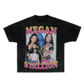Megan Thee Stallion 90s Retro Rap Bootleg - Adult & Kids T-Shirts, Sweatshirts & Hoodies apparel design preview 1