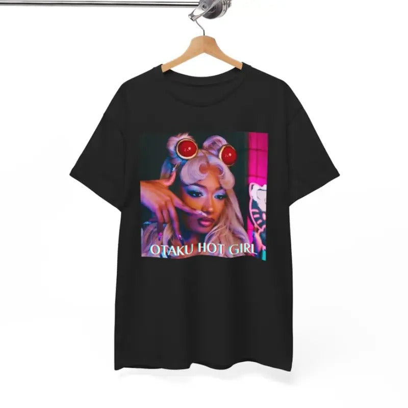 Megann TS Otaku Hot Girl Heavy Cotton Hip Hop - Adult & Kids T-Shirts, Sweatshirts & Hoodies apparel design preview 1