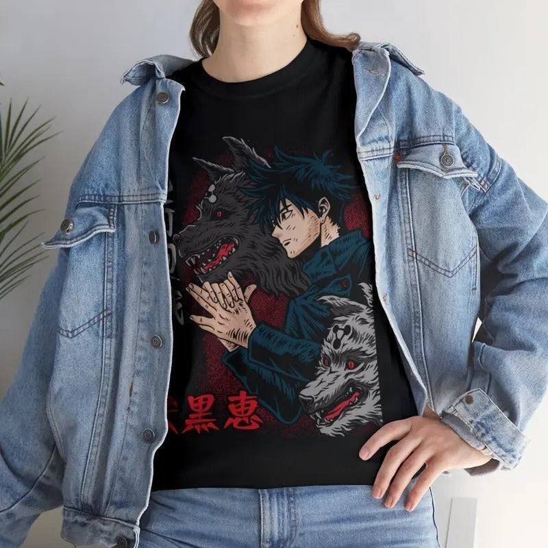 Megumi Jujutsu Kaisen Anime Cosplay Manga Japanese - Adult & Kids T-Shirts, Sweatshirts & Hoodies apparel design preview 1
