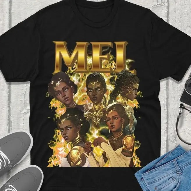 Mel Arcane Vintage Streetwear League Legends Anime - Adult & Kids T-Shirts, Sweatshirts & Hoodies apparel design preview 1