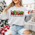 Memaw Claus Faux Embroidery - Adult & Kids T-Shirts, Sweatshirts & Hoodies apparel design preview 1