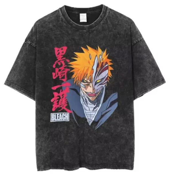Summer Streetwear Harajuku Anime Print Casual Vintage - Adult & Kids T-Shirts, Sweatshirts & Hoodies apparel design preview 1