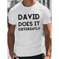 'David Does Differently' Casual Crew Neck Short - Adult & Kids T-Shirts, Sweatshirts & Hoodies apparel design preview 1