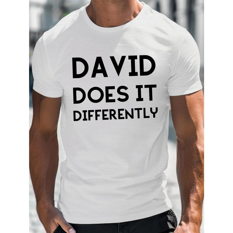 'David Does Differently' Casual Crew Neck Short - Adult & Kids T-Shirts, Sweatshirts & Hoodies apparel design preview 1