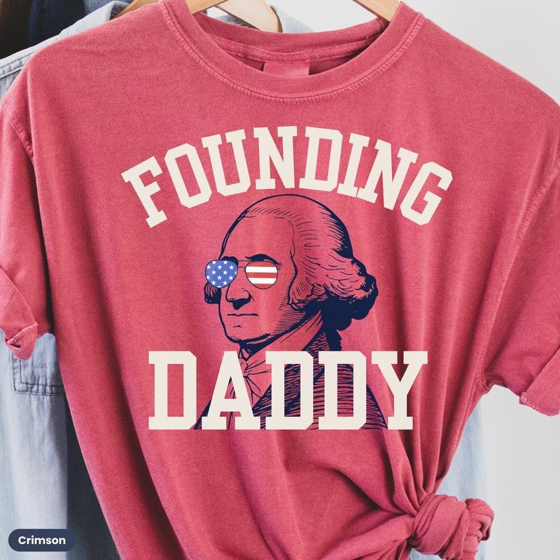 4th July George Washington Fourth Independence Day - Adult & Kids T-Shirts, Sweatshirts & Hoodies apparel design preview 1