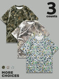 Camo Print Short Sleeve Regular Fit Casual All Over - Adult & Kids T-Shirts, Sweatshirts & Hoodies apparel design preview 1