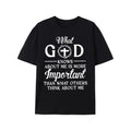 Casual "What God Knows" Print Crew Neck Short Sleeves - Adult & Kids T-Shirts, Sweatshirts & Hoodies apparel design preview 1