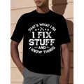 Funny I Fix Stuff Mechanic Engineer Garage Made USA - Adult & Kids T-Shirts, Sweatshirts & Hoodies apparel design preview 1