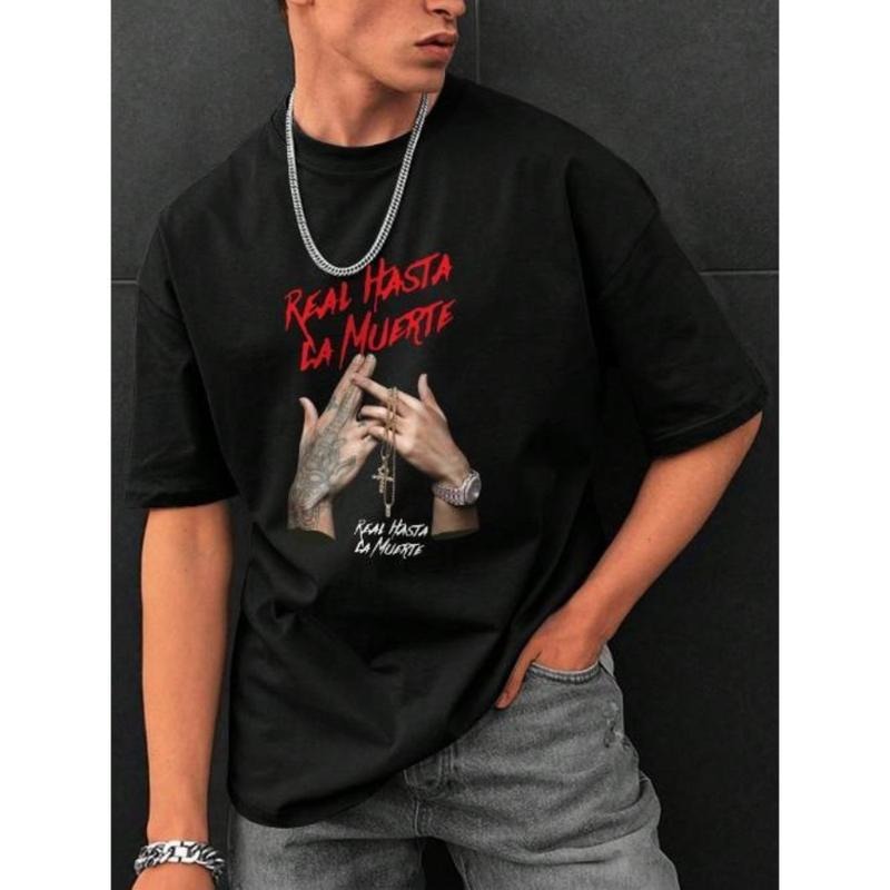 Gesture Letter Print Casual Commuting Round Neck Made - Adult & Kids T-Shirts, Sweatshirts & Hoodies apparel design preview 1