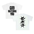 God Watching You Short Sleeve Cotton S 4XL Multiple - Adult & Kids T-Shirts, Sweatshirts & Hoodies apparel design preview 1