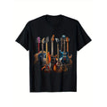 Guitar Short Sleeve Crew Neck Cotton Outdoor Casual - Adult & Kids T-Shirts, Sweatshirts & Hoodies apparel design preview 1