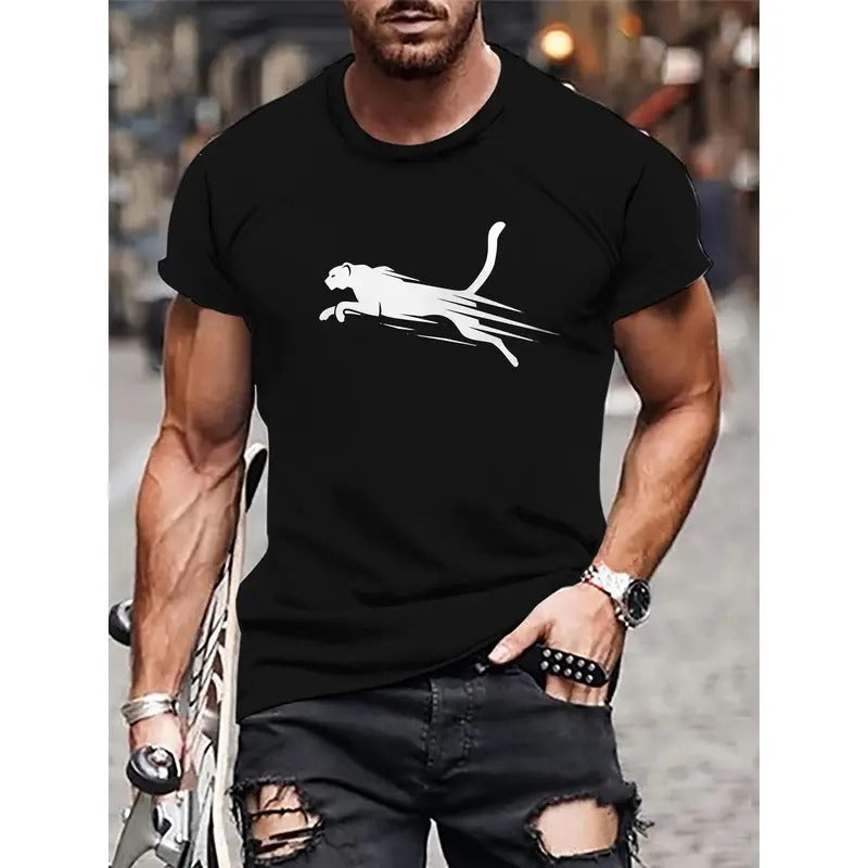 Leopard Print Short Sleeve Crew Neck Summer Outdoor - Adult & Kids T-Shirts, Sweatshirts & Hoodies apparel design preview 1
