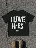 Letter Print Round Neck Regular Fit Casual Short - Adult & Kids T-Shirts, Sweatshirts & Hoodies apparel design preview 1