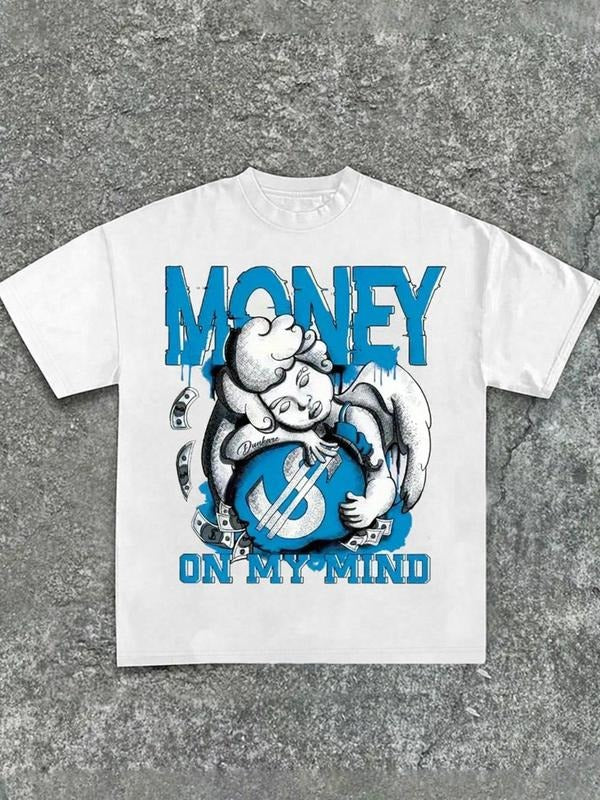 Money My Mind Print Round Neck Regular Fit Casual - Adult & Kids T-Shirts, Sweatshirts & Hoodies apparel design preview 1