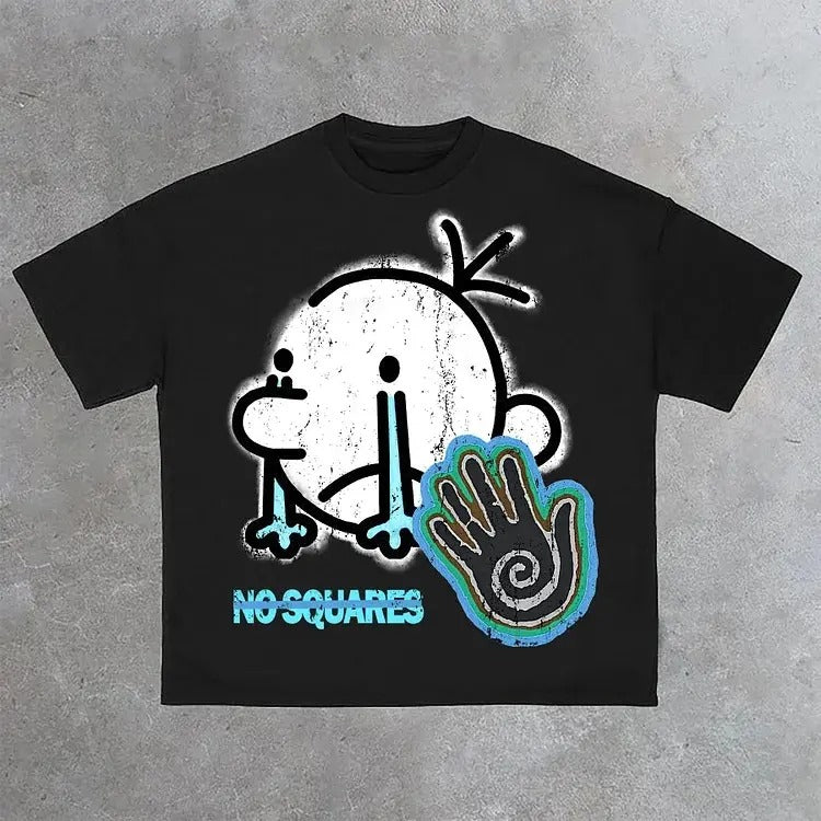 No Squares Retro Street Pattern Cotton S 4XL Multiple - Adult & Kids T-Shirts, Sweatshirts & Hoodies apparel design preview 1