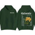 Optimistic Flower Print Motivational Menswear Tops - Adult & Kids T-Shirts, Sweatshirts & Hoodies apparel design preview 1