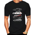 Casual Black Short Sleeve Unique Car Print Round Neck - Adult & Kids T-Shirts, Sweatshirts & Hoodies apparel design preview 1