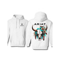 Regular Fit Bull Head Floral Print Casual Hooded Fall - Adult & Kids T-Shirts, Sweatshirts & Hoodies apparel design preview 1