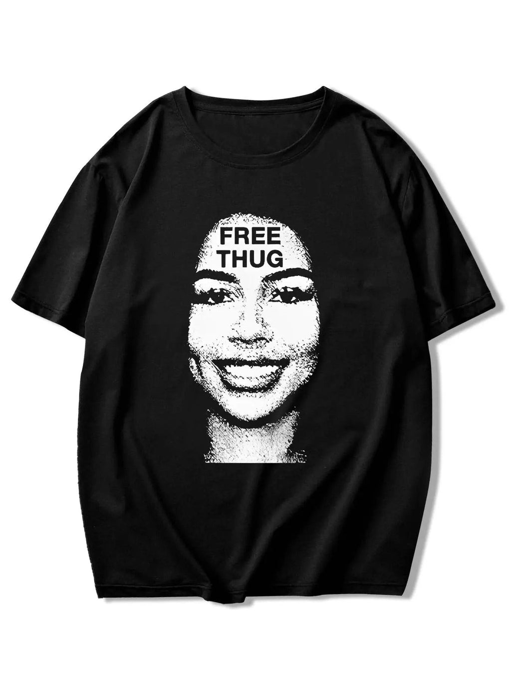 Regular Fit Face Print Casual Comfy Round Neck Short - Adult & Kids T-Shirts, Sweatshirts & Hoodies apparel design preview 1