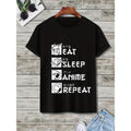 Short Sleeve Round Neck Japanese Print Casual Regular - Adult & Kids T-Shirts, Sweatshirts & Hoodies apparel design preview 1