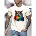 Simple Owl Print Round Crew Neck Short Sleeve Casual - Adult & Kids T-Shirts, Sweatshirts & Hoodies apparel design preview 1